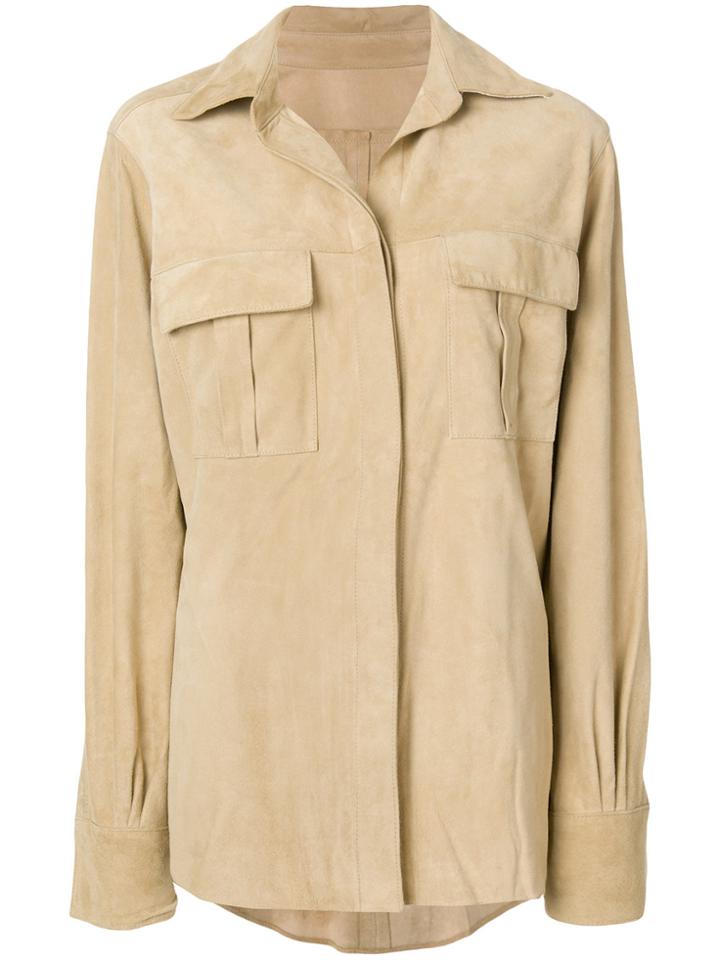 Holland & Holland Chest Pockets Shirt - Nude & Neutrals