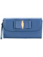 Salvatore Ferragamo Vara Flap Wallet - Blue