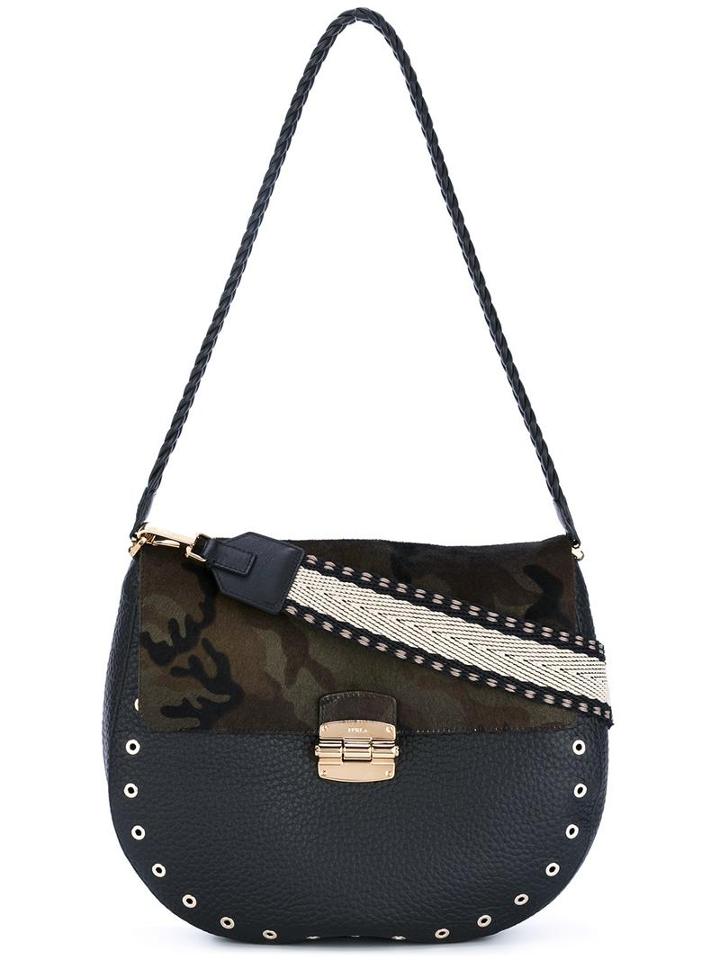 Furla Saddle Shoulder Bag, Women's, Black