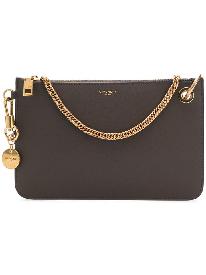 Givenchy Chain Wallet - Grey