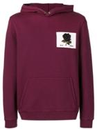 Kent & Curwen Rose Patch Hoodie - Red