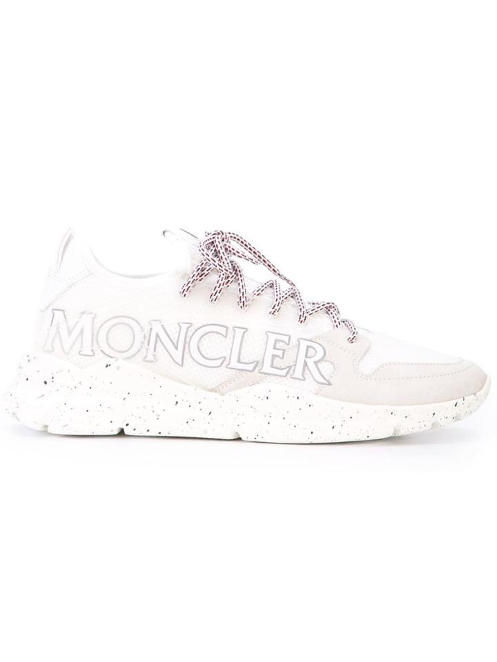 Moncler Side Logo Sneakers - White