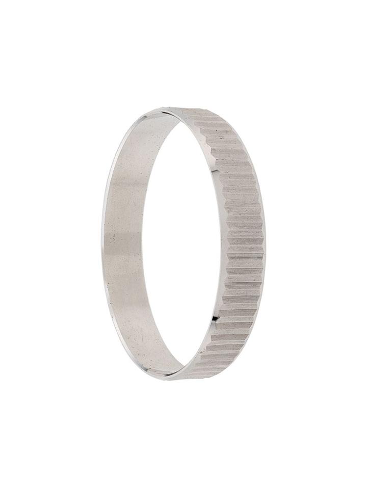 Susan Caplan Vintage '1960s Trifari Bangle - Silver