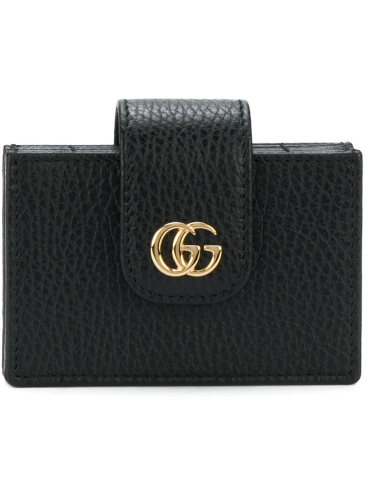 Gucci Double G Card Holder - Black