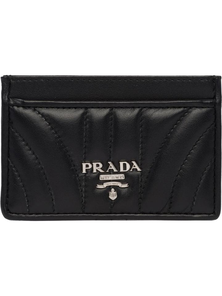 Prada Quilted Cardholder - Black