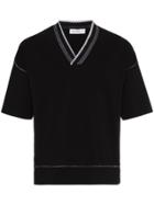 Jil Sander Stitch Detail T-shirt - Black