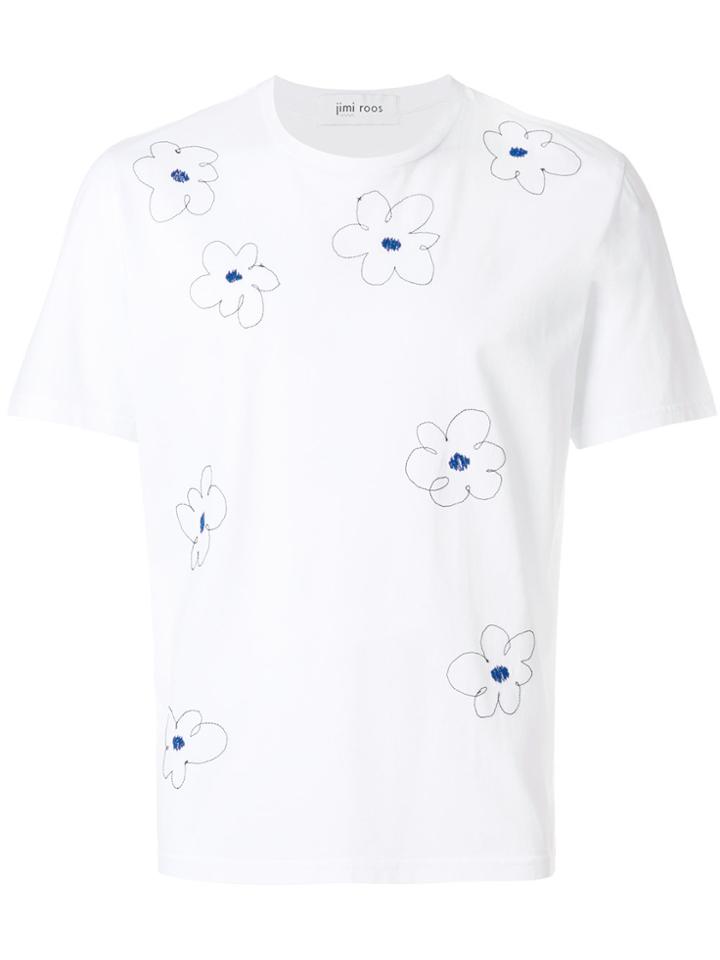 Jimi Roos Flowers T-shirt - White