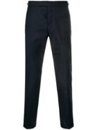 Thom Browne Sateen 4-bar Skinny-fit Trouser - Blue