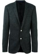 Lanvin Two Button Blazer, Men's, Size: 52, Grey, Cupro/wool