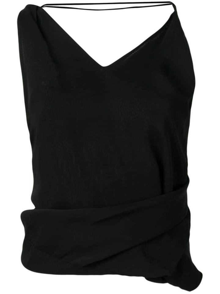 Jacquemus Ruffled Asymmetric Top - Blue