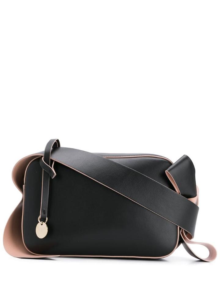 Red Valentino Red(v) Bow Strap Shoulder Bag - Black