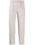 D.exterior Tapered Cropped Trousers - Neutrals
