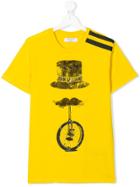 John Galliano Kids Teen Logo Print T-shirt - Yellow & Orange