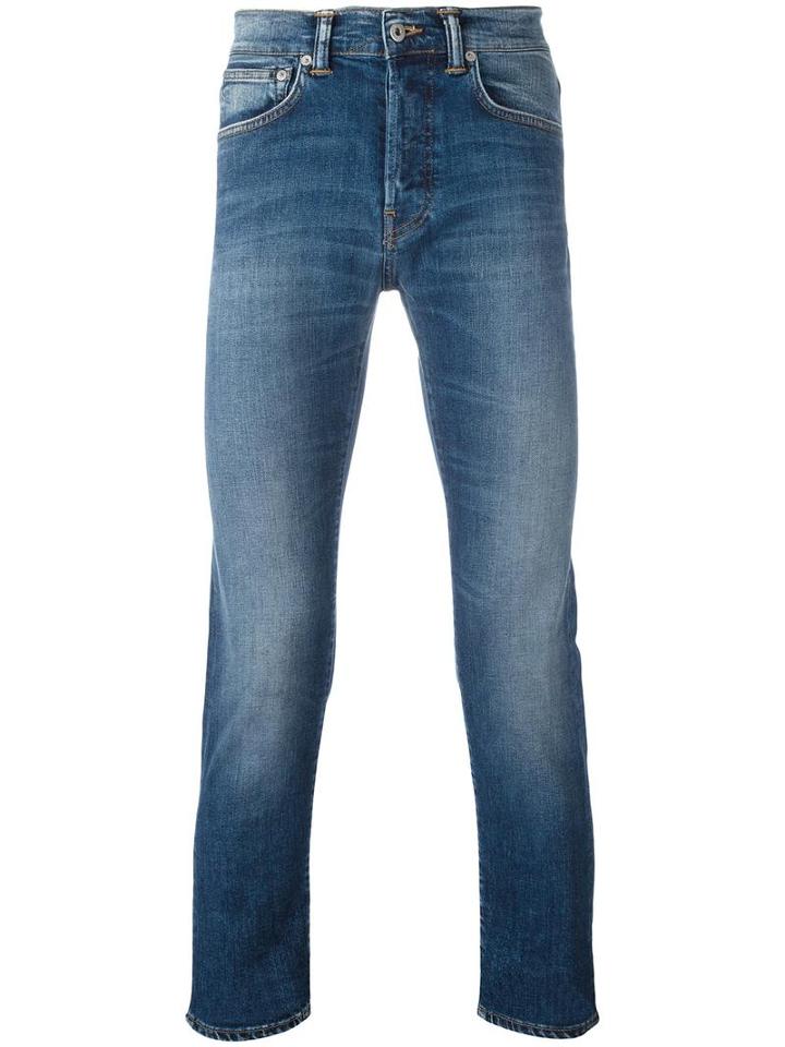 Edwin Stonewash Effect Slim Fit Jeans, Men's, Size: 29, Blue, Cotton/recycled Cotton/spandex/elastane