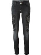 Philipp Plein Devil Legs Jeans, Women's, Size: 27, Black, Nylon/polyester/cotton/spandex/elastane