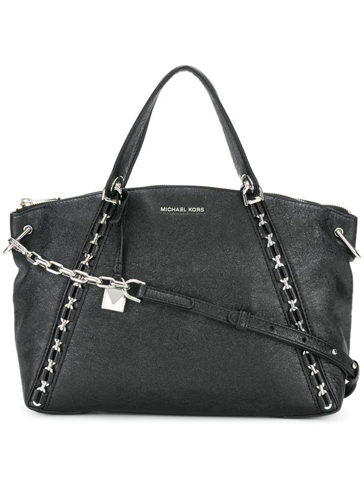 Michael Michael Kors Beckett Satchel - Black