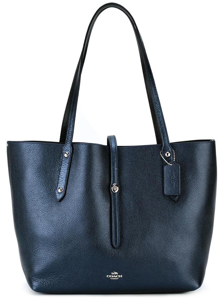 Coach Large Double Straps Tote, Women's, Leather