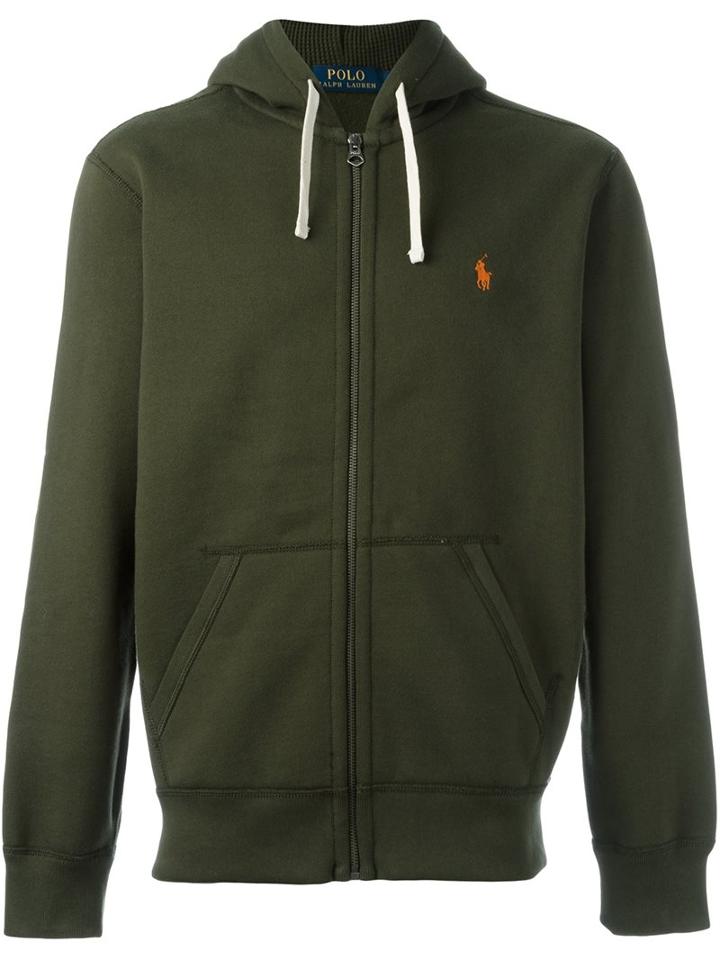 Polo Ralph Lauren Logo Embroidered Zip Hoodie