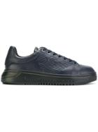 Emporio Armani Eagle Logo Sneakers - Blue
