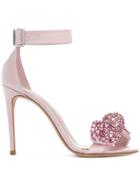 Alexander Mcqueen Embellished Sandals - Pink & Purple