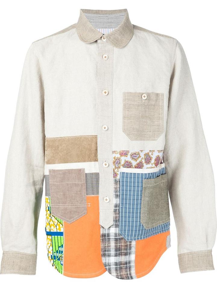 Junya Watanabe Comme Des Garçons Man Patchwork Shirt Jacket
