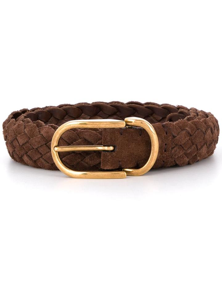 Brunello Cucinelli Weaved Belt - Brown