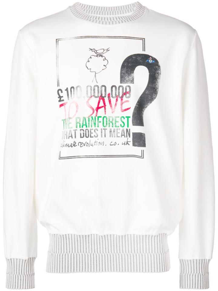 Vivienne Westwood What Does It Mean Sweatshirt - White