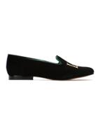 Blue Bird Shoes Love Suede Slippers - Black
