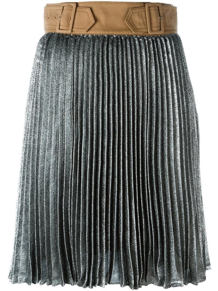 3.1 Phillip Lim Metallic Pleated Skirt