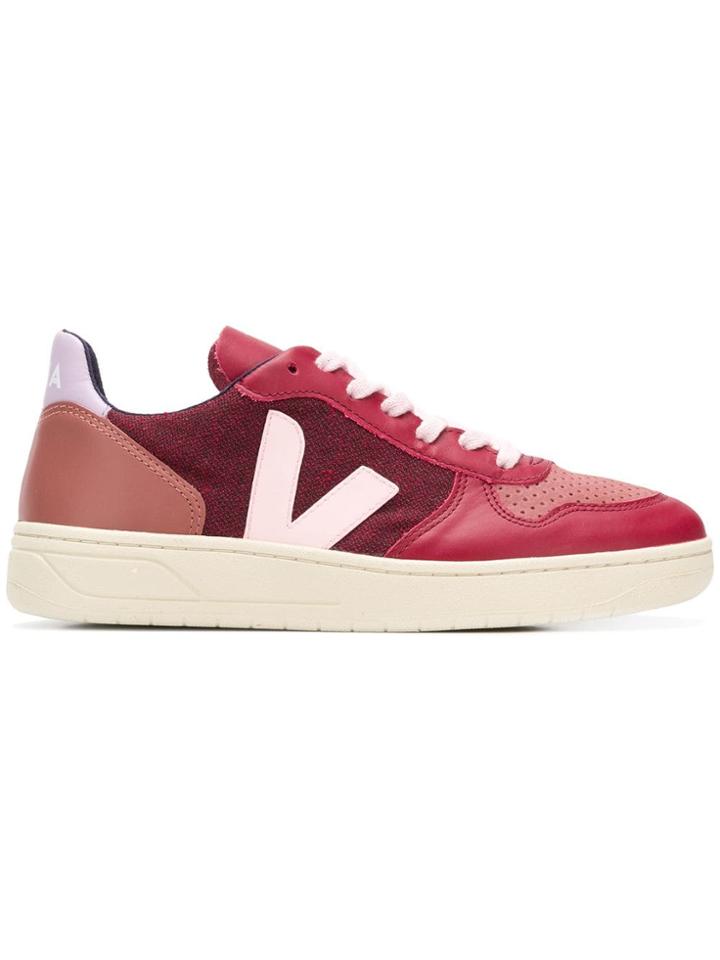 Veja Lace-up Sneakers - Red