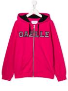 Gaelle Paris Kids Teen Logo Hoodie - Pink