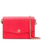 Tory Burch Robinson Convertible Mini Shoulder Bag - Red