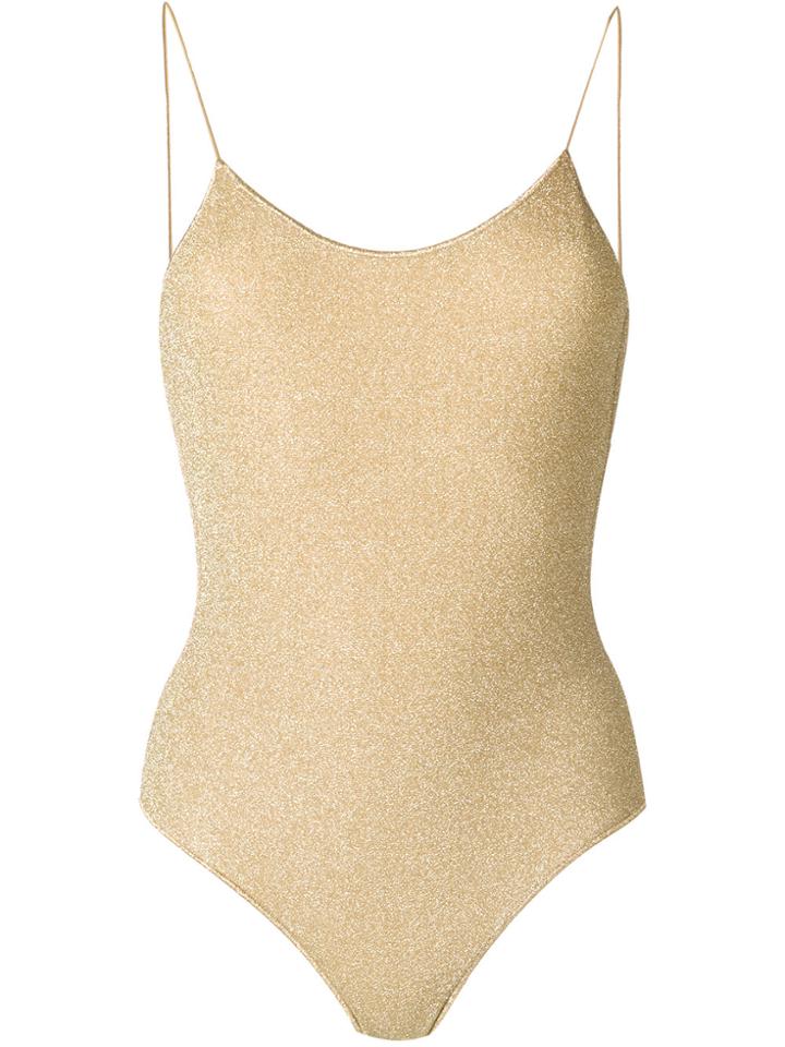 Oseree Metallic Thread Swimsuir