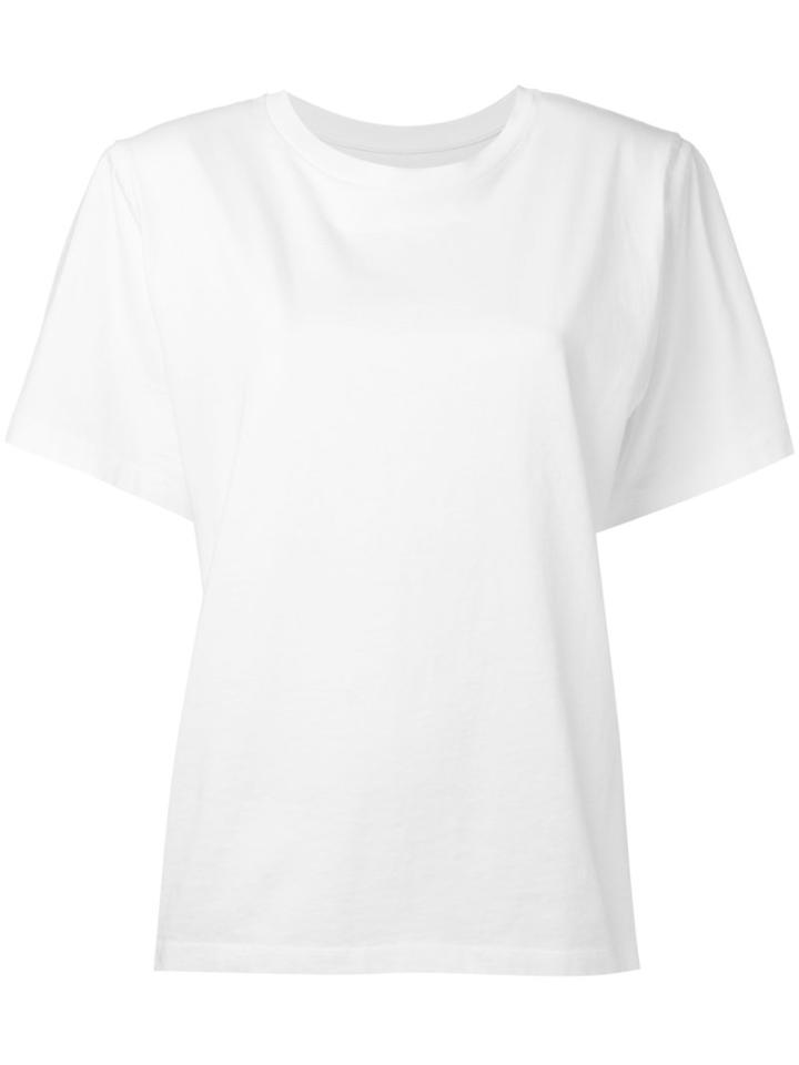 Mm6 Maison Margiela - Boxy T-shirt - Women - Cotton - S, White, Cotton