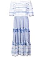 Lemlem Tiki Midi Tier Dress - Blue