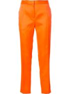 Maison Rabih Kayrouz Tailored Trousers, Women's, Size: 36, Yellow/orange, Polyester/silk