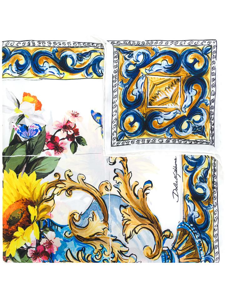 Dolce & Gabbana - Print Scarf - Women - Silk - One Size, Silk