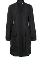Maiyet Oversized Flap Pockets Coat, Women's, Size: 8, Black, Silk/polyester