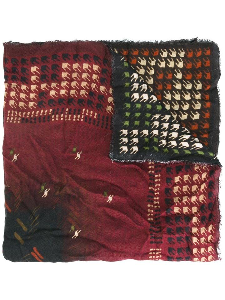 Faliero Sarti Abstract Pattern Scarf - Multicolour
