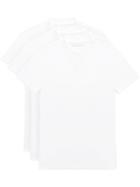 Prada Classic V-neck T-shirt Set - White