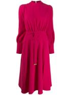 Elisabetta Franchi Tie Waist Dress - Pink