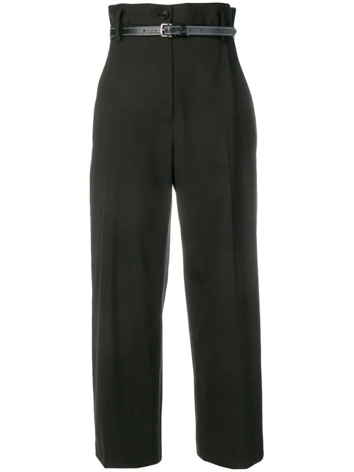 3.1 Phillip Lim Tailored Cropped Trousers - Green