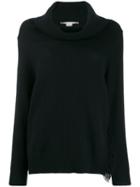 Stella Mccartney Side Fringed Jumper - Black