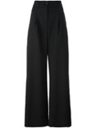 Société Anonyme Wide Leg Trousers, Women's, Size: 44, Black, Wool