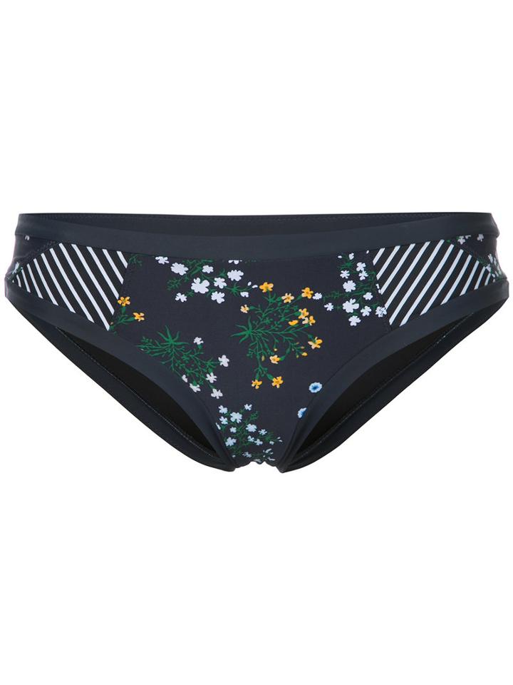 The Upside - Floral Print Bikini - Women - Polyamide - Xs, Blue