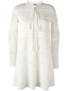 M Missoni Knitted Dress, Women's, Size: 42, White, Acrylic/polyamide/polyester/polyester