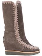 Mou Eskimo French Toe Boots - Brown