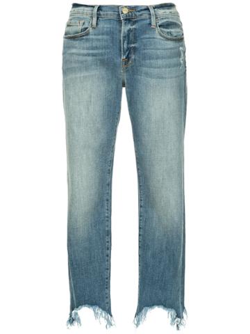 Frame Denim Le Garcon Boyfriend Jeans - Blue