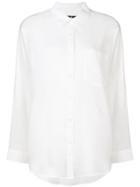 7 For All Mankind Oversized Long-sleeved Shirt - White