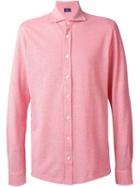 Barba Piquet Shirt, Men's, Size: 54, Red, Cotton
